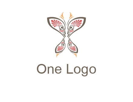 flourish butterfly illustration