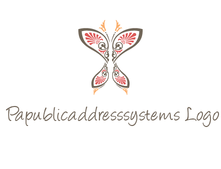 flourish butterfly illustration