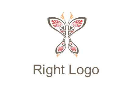 flourish butterfly illustration
