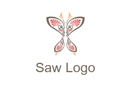 flourish butterfly illustration