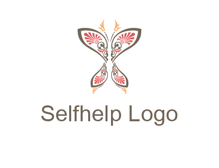 flourish butterfly illustration