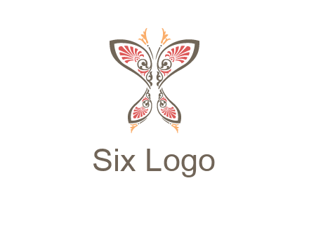 flourish butterfly illustration