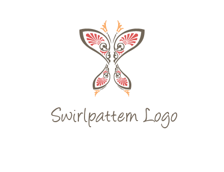 flourish butterfly illustration