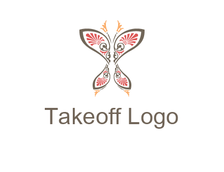 flourish butterfly illustration