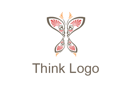flourish butterfly illustration