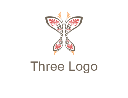 flourish butterfly illustration