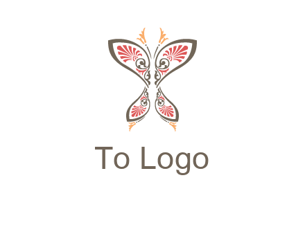 flourish butterfly illustration