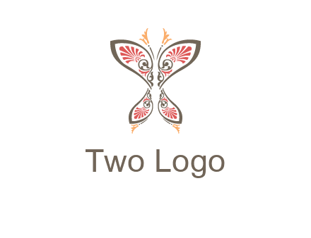 flourish butterfly illustration