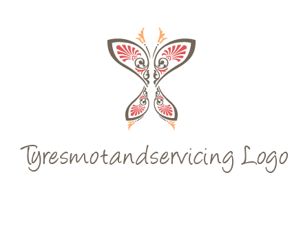 flourish butterfly illustration