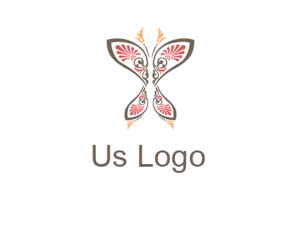 flourish butterfly illustration