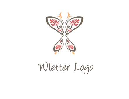 flourish butterfly illustration