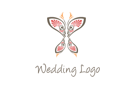 flourish butterfly illustration