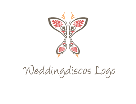 flourish butterfly illustration