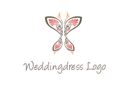 flourish butterfly illustration