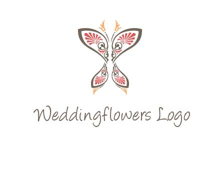 flourish butterfly illustration