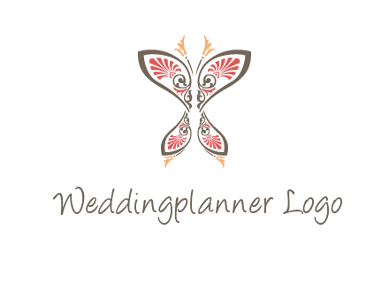 flourish butterfly illustration