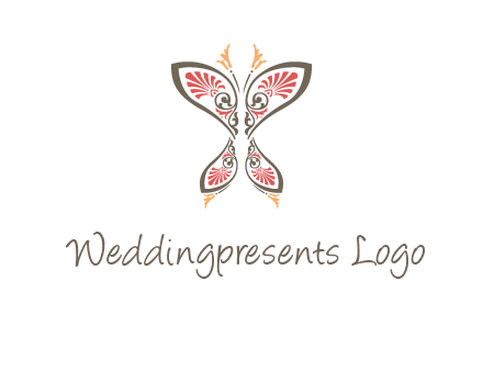 flourish butterfly illustration