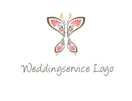 flourish butterfly illustration