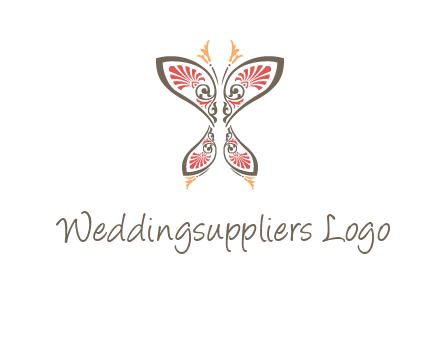 flourish butterfly illustration