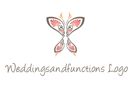 flourish butterfly illustration