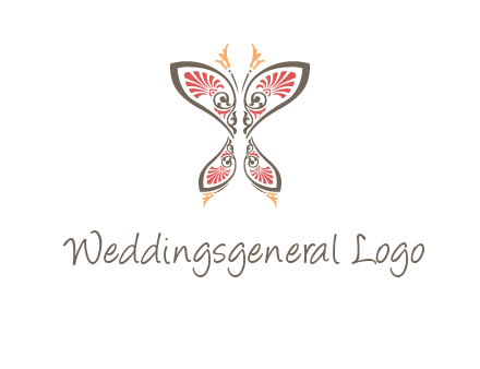 flourish butterfly illustration