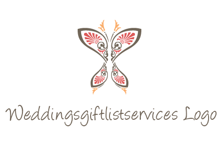 flourish butterfly illustration