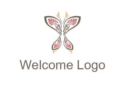 flourish butterfly illustration