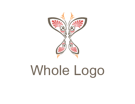 flourish butterfly illustration