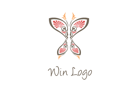 flourish butterfly illustration