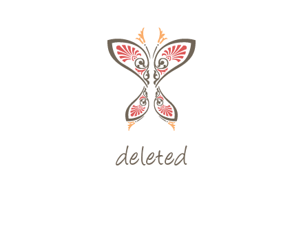 flourish butterfly illustration