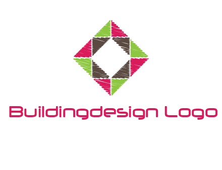 Craft Texture inside square logo