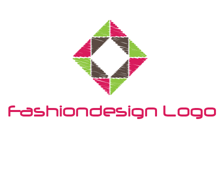 Craft Texture inside square logo