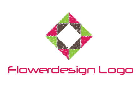 Craft Texture inside square logo
