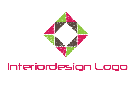 Craft Texture inside square logo