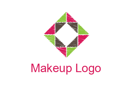 Craft Texture inside square logo