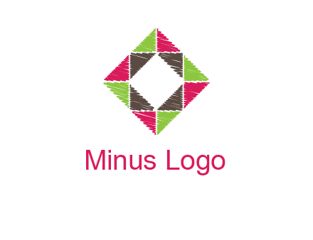 Craft Texture inside square logo