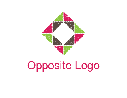 Craft Texture inside square logo
