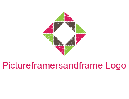 Craft Texture inside square logo