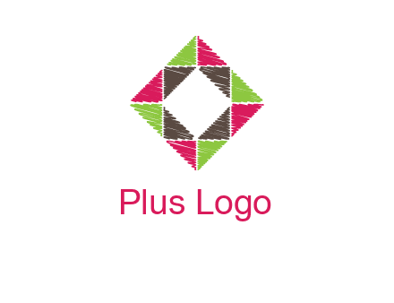 Craft Texture inside square logo