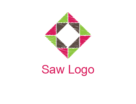 Craft Texture inside square logo