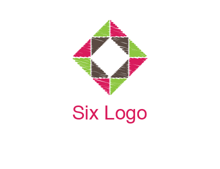 Craft Texture inside square logo