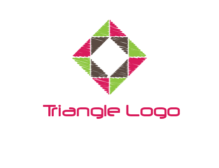 Craft Texture inside square logo