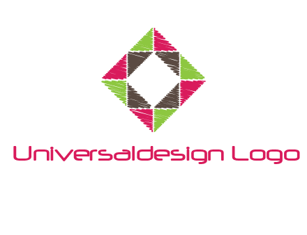 Craft Texture inside square logo