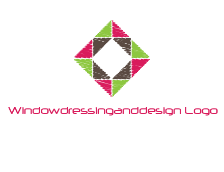 Craft Texture inside square logo