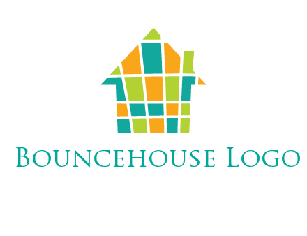 mosaic house icon
