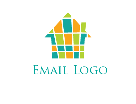 mosaic house icon