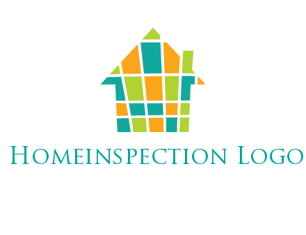 mosaic house icon