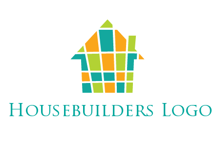 mosaic house icon