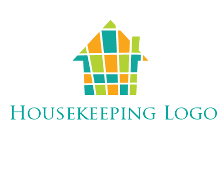 mosaic house icon