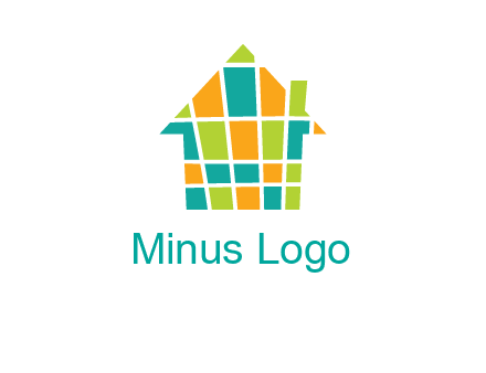 mosaic house icon